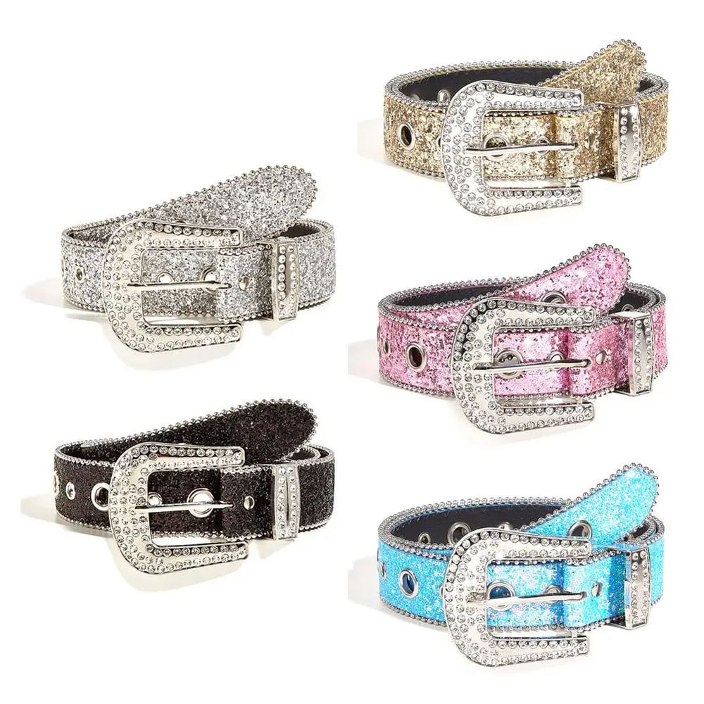 Rhinestone Western Cowgirl Belt 7