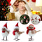 Christmas Artificial Cardinal Bird Ornaments 8