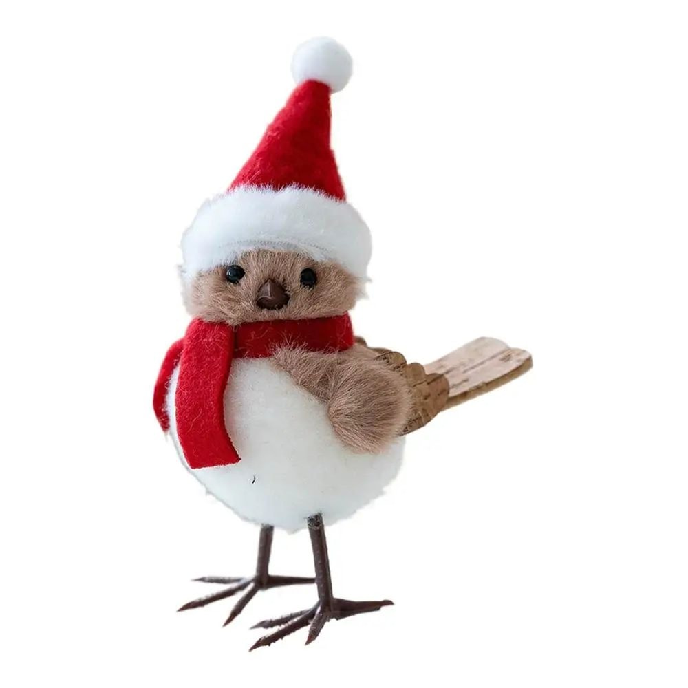 Christmas Artificial Cardinal Bird Ornaments 10