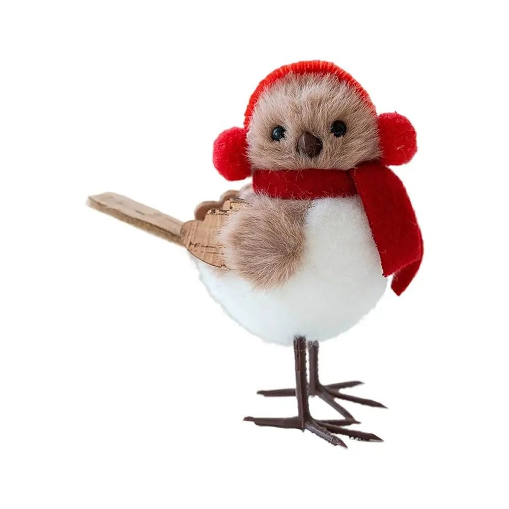 Christmas Artificial Cardinal Bird Ornaments 11