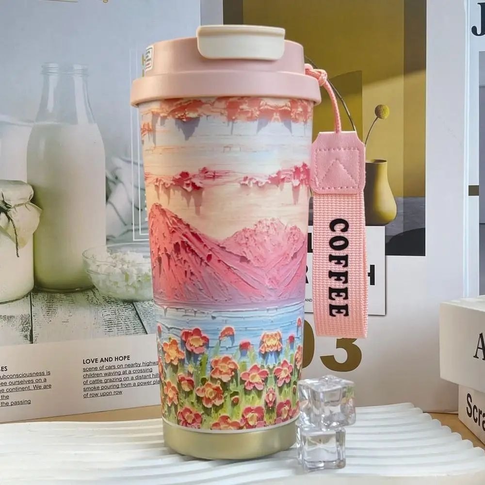 Wildflower Stainless Steel Coffee Tumbler 3