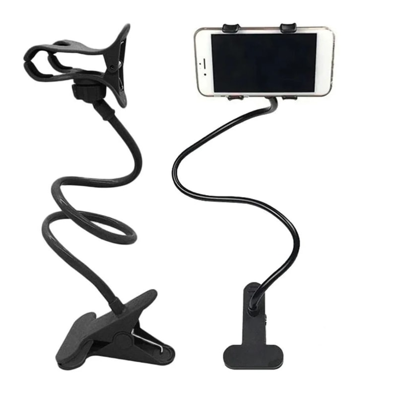 Flexible Gooseneck Phone Holder Clip 0