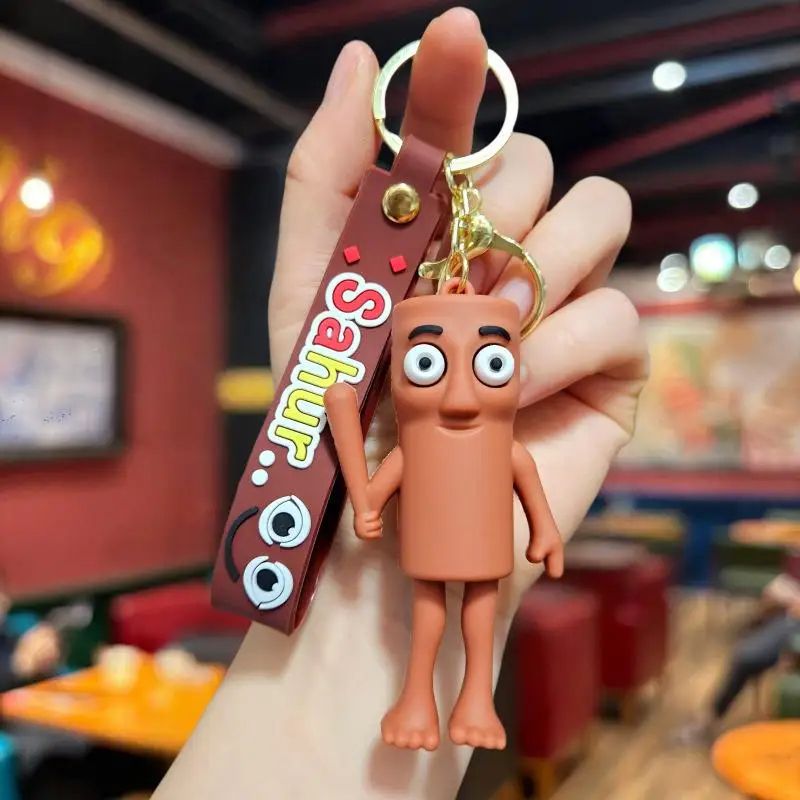 Funny Brainrot Animal Anime Keychain 4