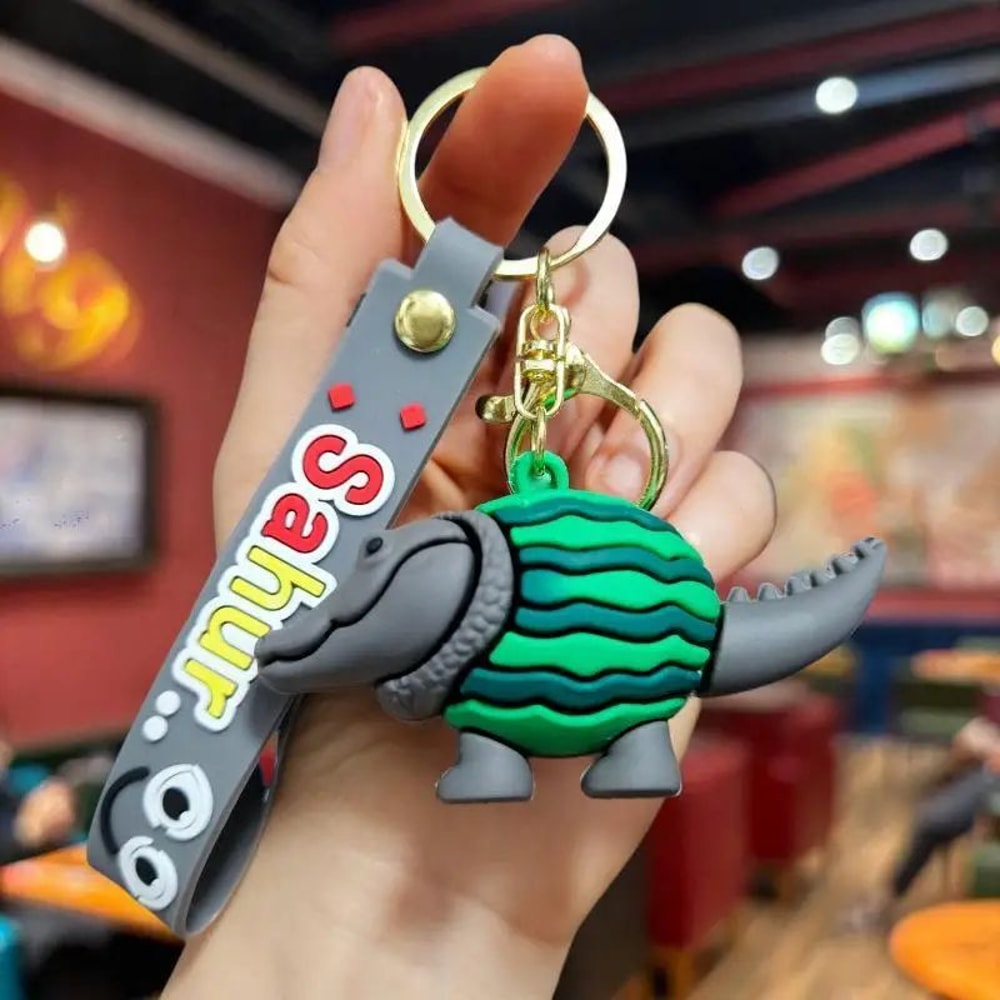 Funny Brainrot Animal Anime Keychain 6