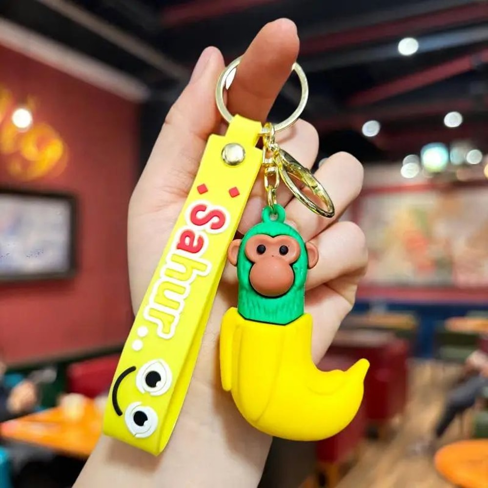 Funny Brainrot Animal Anime Keychain 7