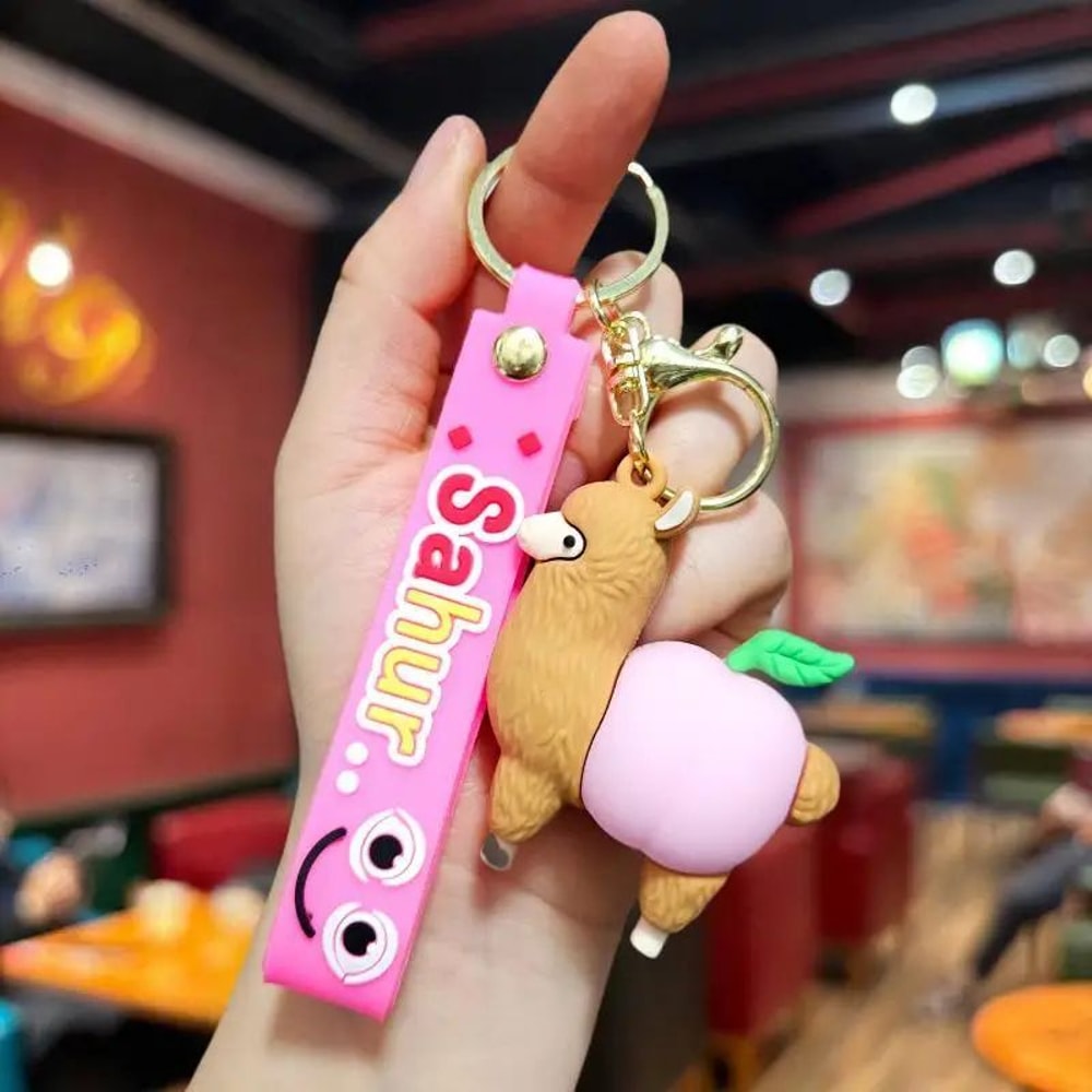 Funny Brainrot Animal Anime Keychain 8