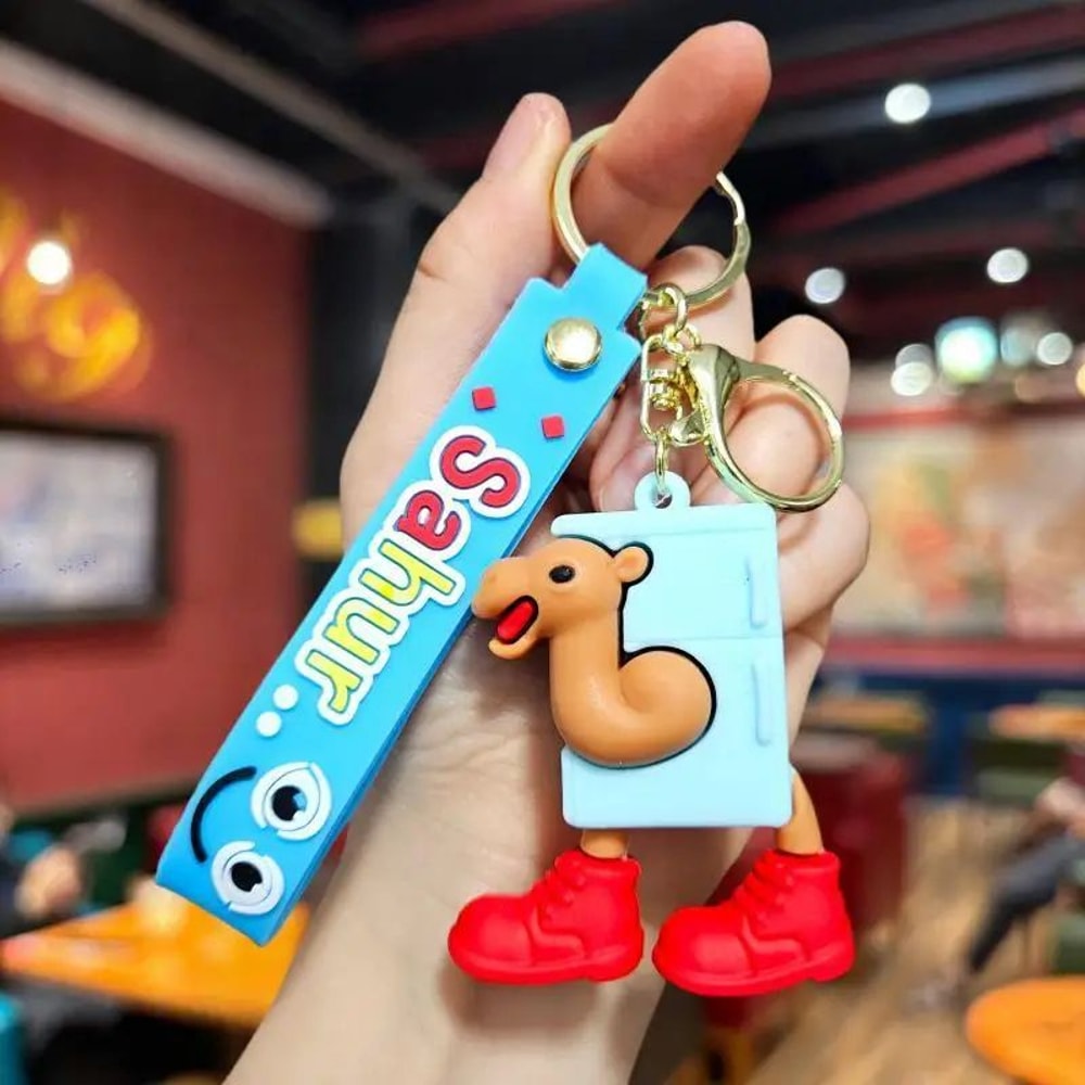 Funny Brainrot Animal Anime Keychain 11