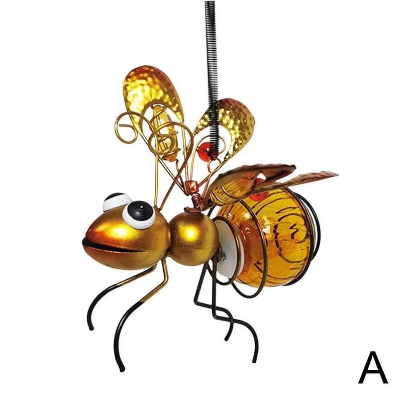 Solar Bee Lantern Garden Hanging Light 8