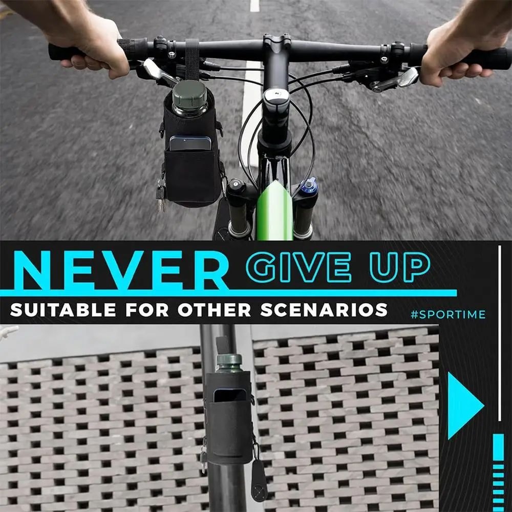 Magnetic Gym Water Bottle Holder Bag 2