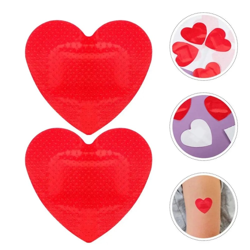 Heart Shaped Hydrocolloid Bandages 8