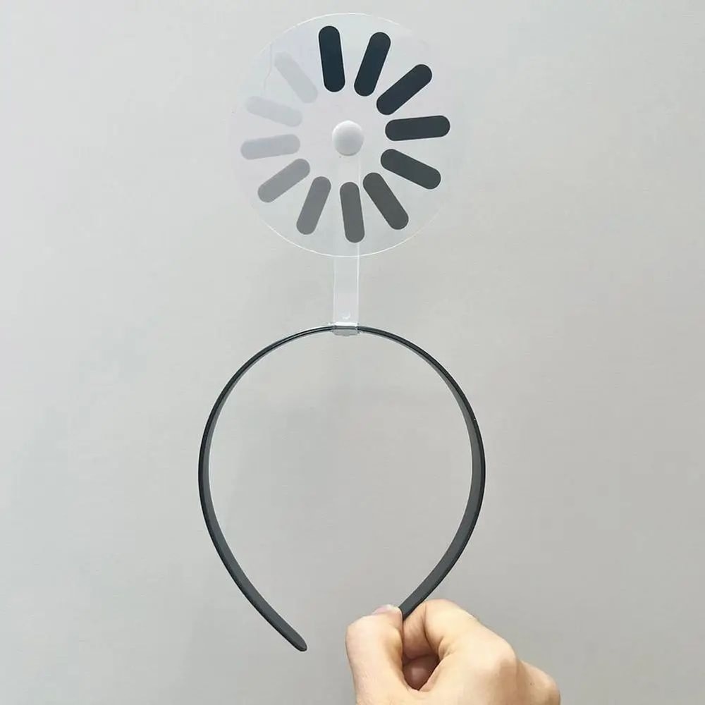 Funny Brain Loading Headband Hair Clip Set 10