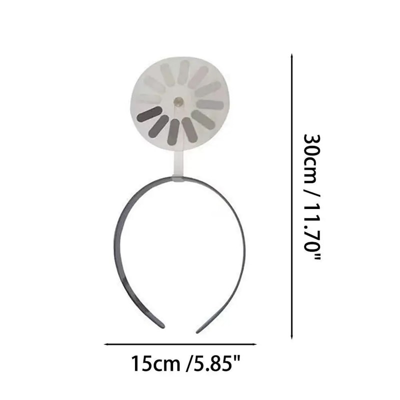 Funny Brain Loading Headband Hair Clip Set 13