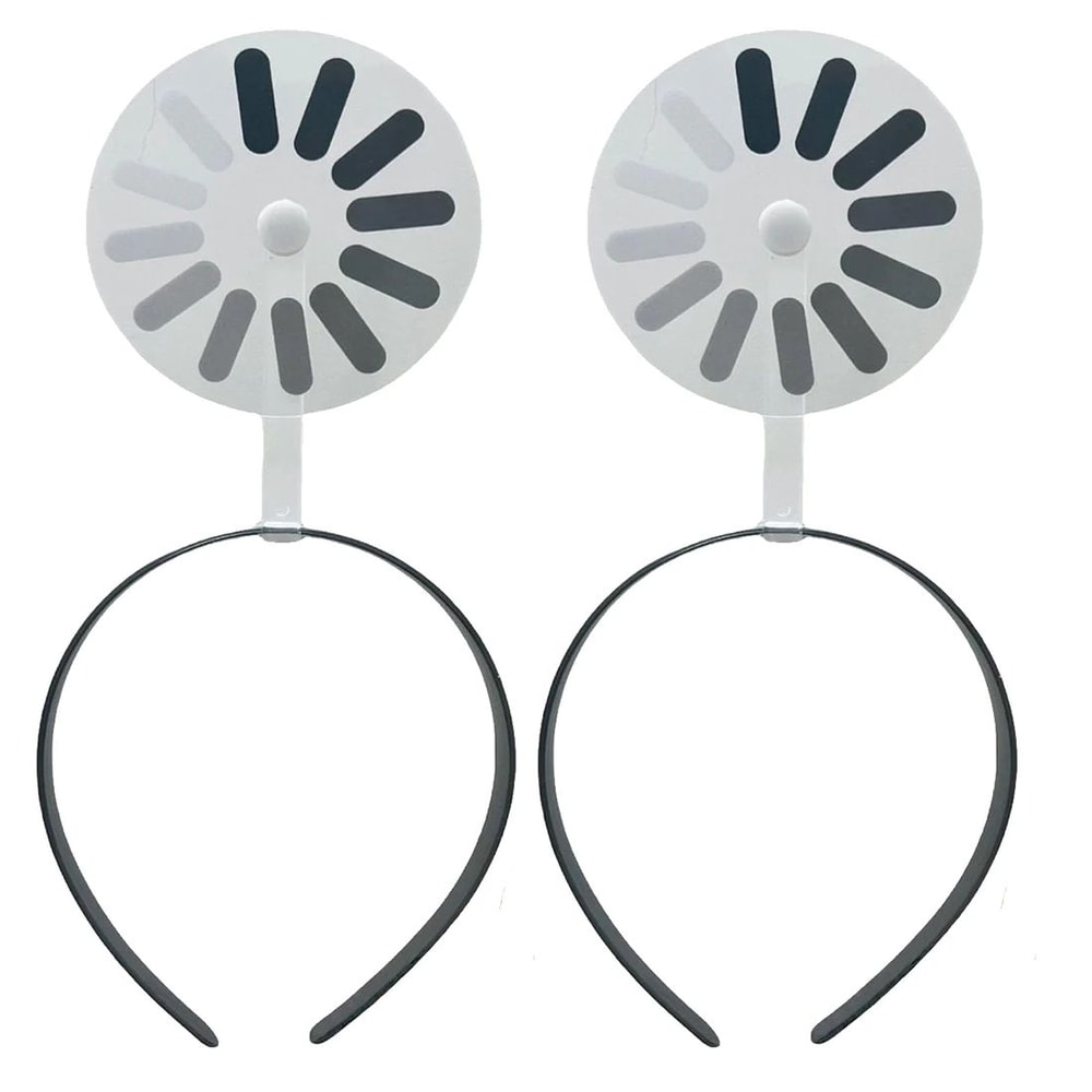 Funny Brain Loading Headband Hair Clip Set 16