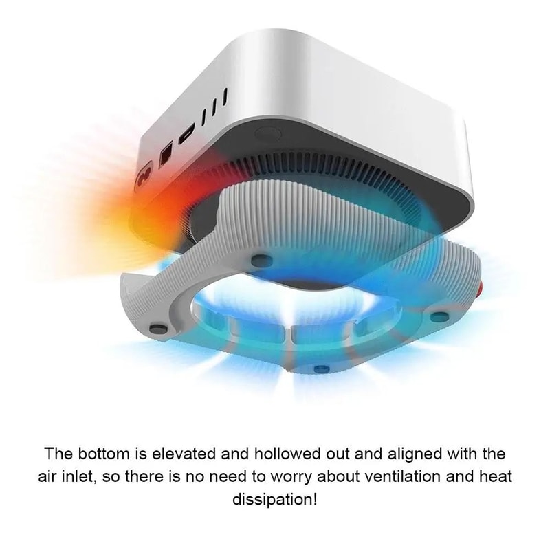 Ventilated Desktop Stand For Mac Mini 3