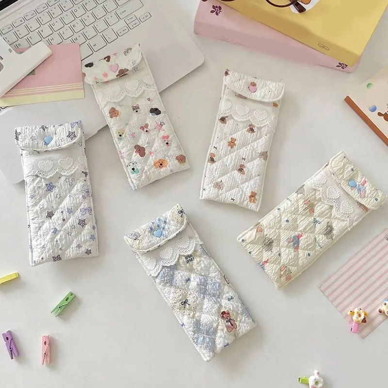 Cute Cartoon Soft Glasses Case 5