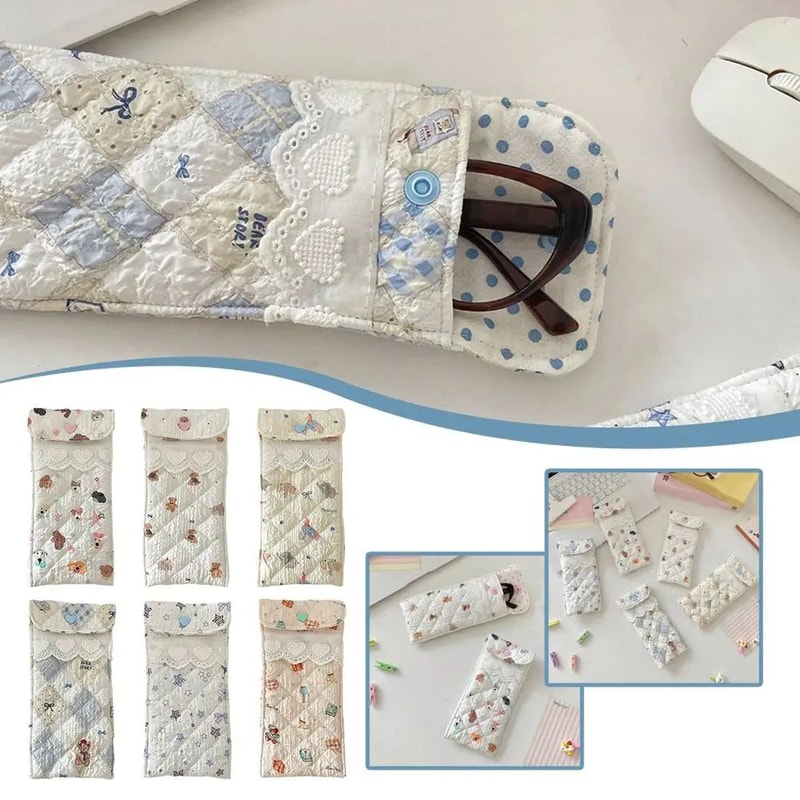 Cute Cartoon Soft Glasses Case 7