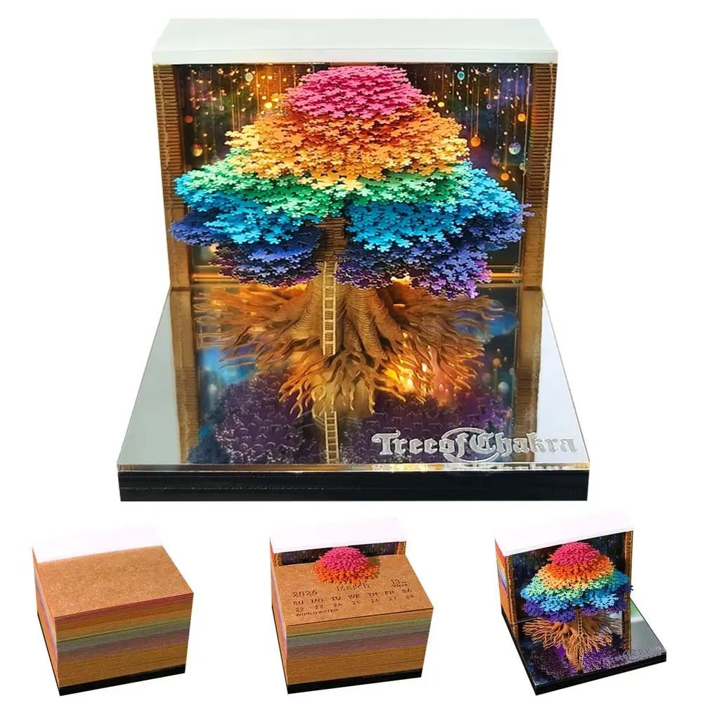 2026 Tear Away 3D Paper Calendar Tree 0