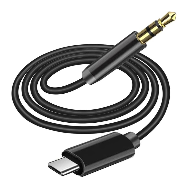 USB C To 35mm Aux Audio Cable 0