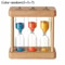 Wooden Sand Timer Hourglass Set 6
