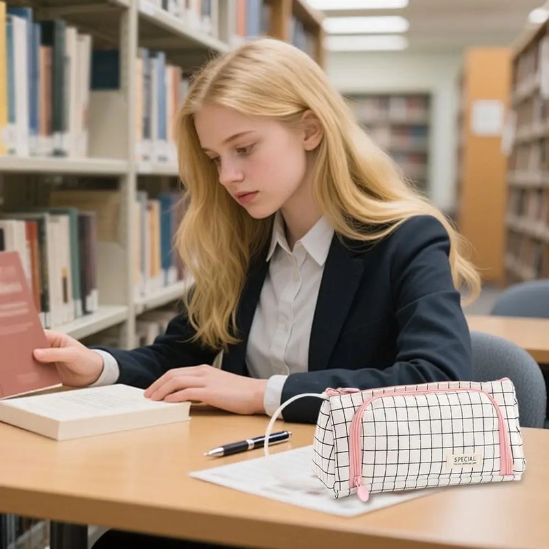 Large Capacity Pencil Case Organizer 9