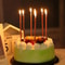 Gold And Silver Cake Candles Set 5