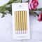 Gold And Silver Cake Candles Set 6