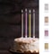 Gold And Silver Cake Candles Set 10