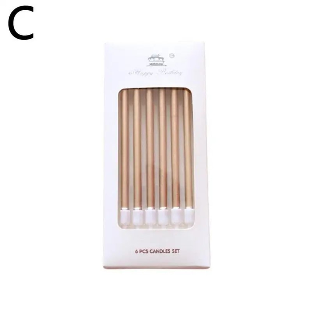 Gold And Silver Cake Candles Set 13