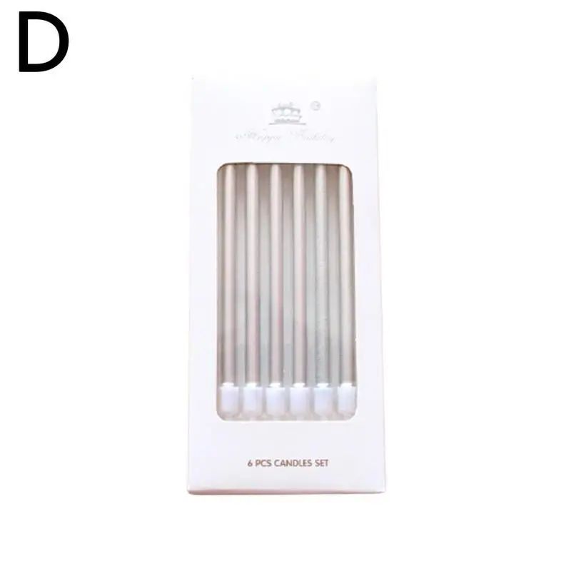 Gold And Silver Cake Candles Set 14