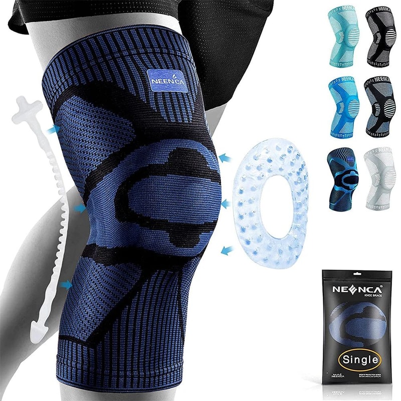 Knee Compression Brace With Stabilizers 0