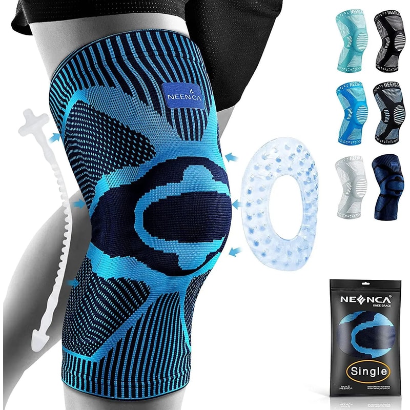 Knee Compression Brace With Stabilizers 12