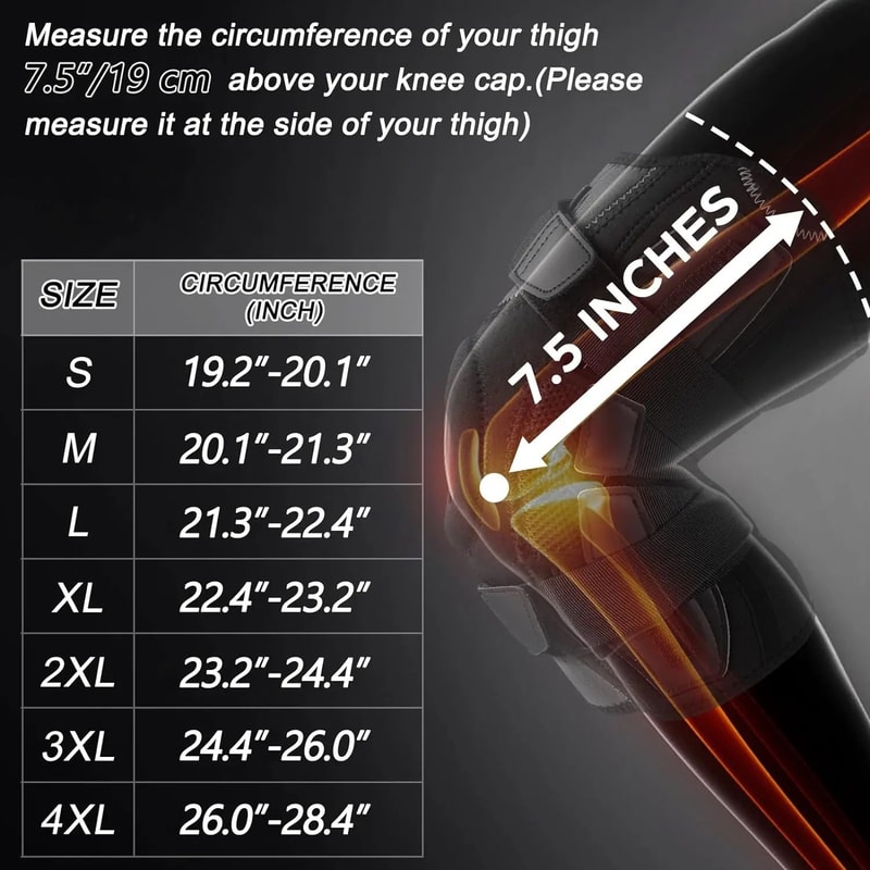 Hinged Knee Brace With Gel Pad Support 1