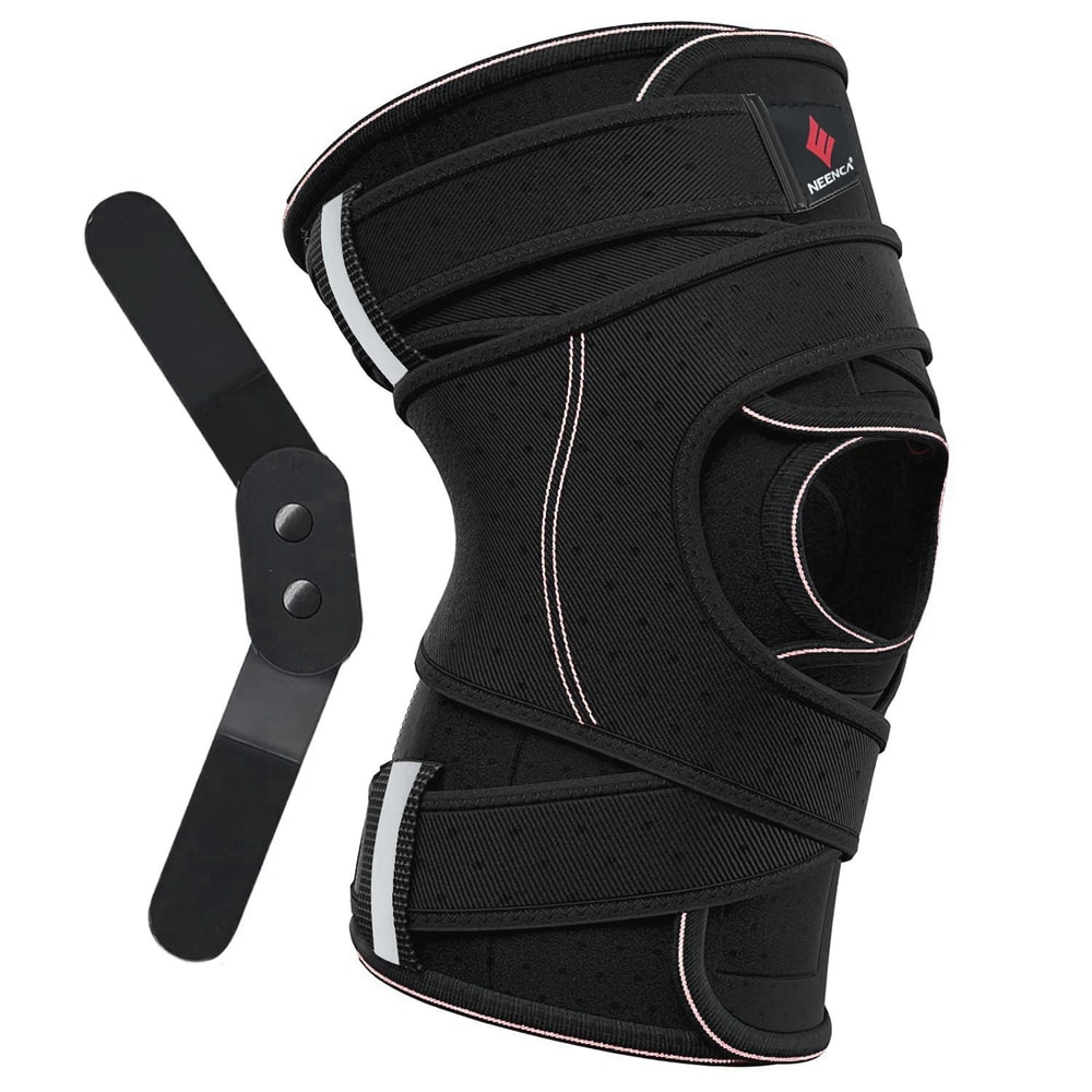 Hinged Knee Brace With Side Stabilizers 0