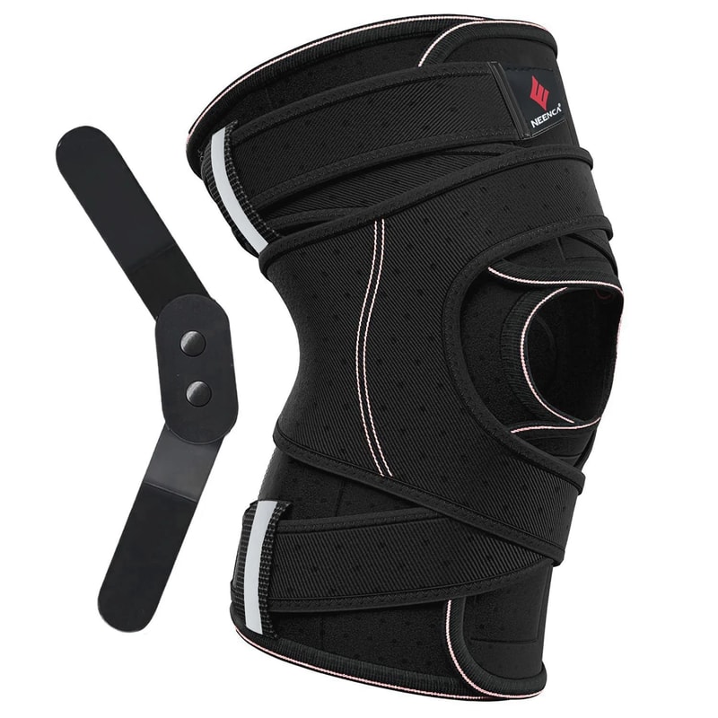 Hinged Knee Brace With Side Stabilizers 0