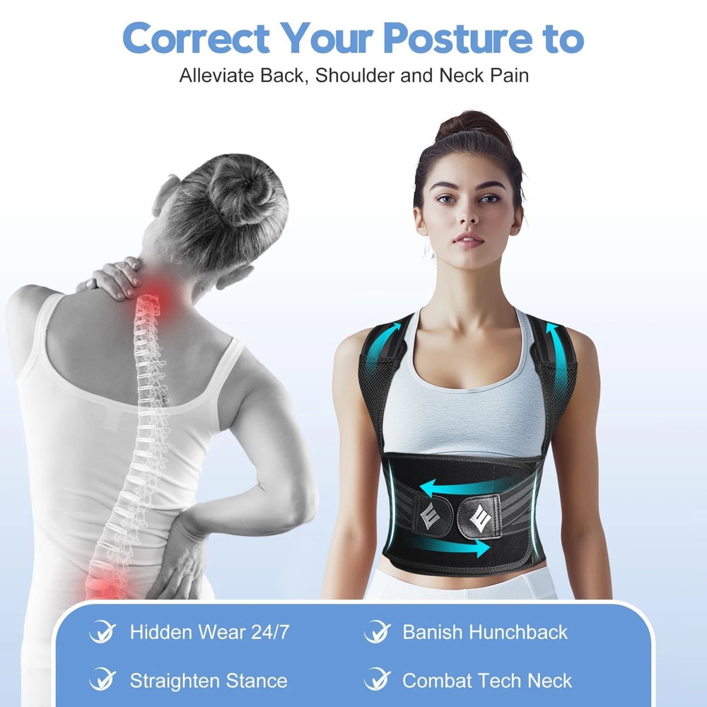 Adjustable Posture Corrector Back Brace 2