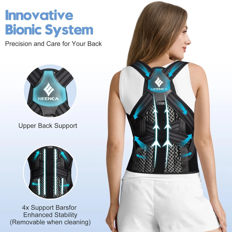 Adjustable Posture Corrector Back Brace 8