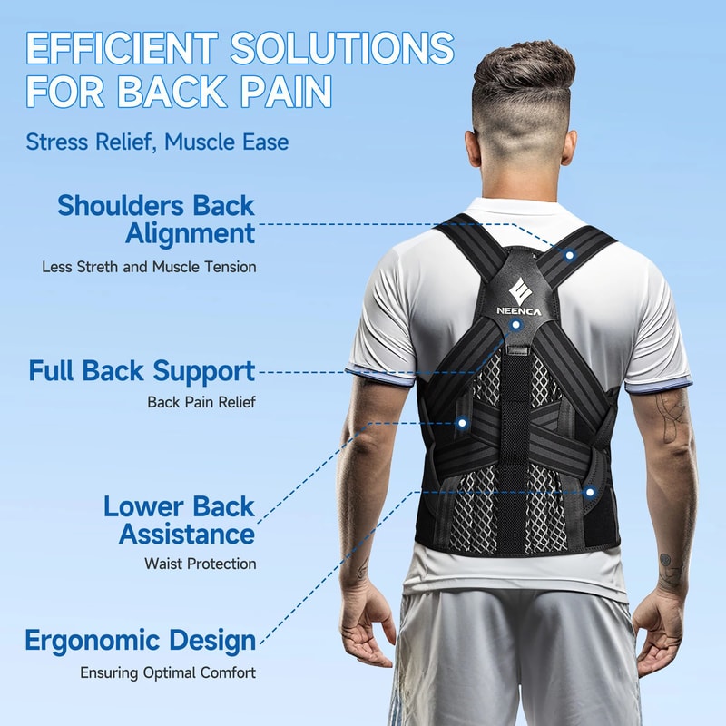 Adjustable Posture Corrector Back Brace 10