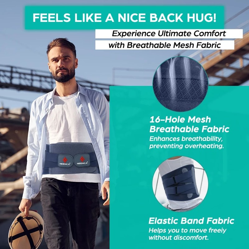 Lower Back Support Brace With Reinforced System 6