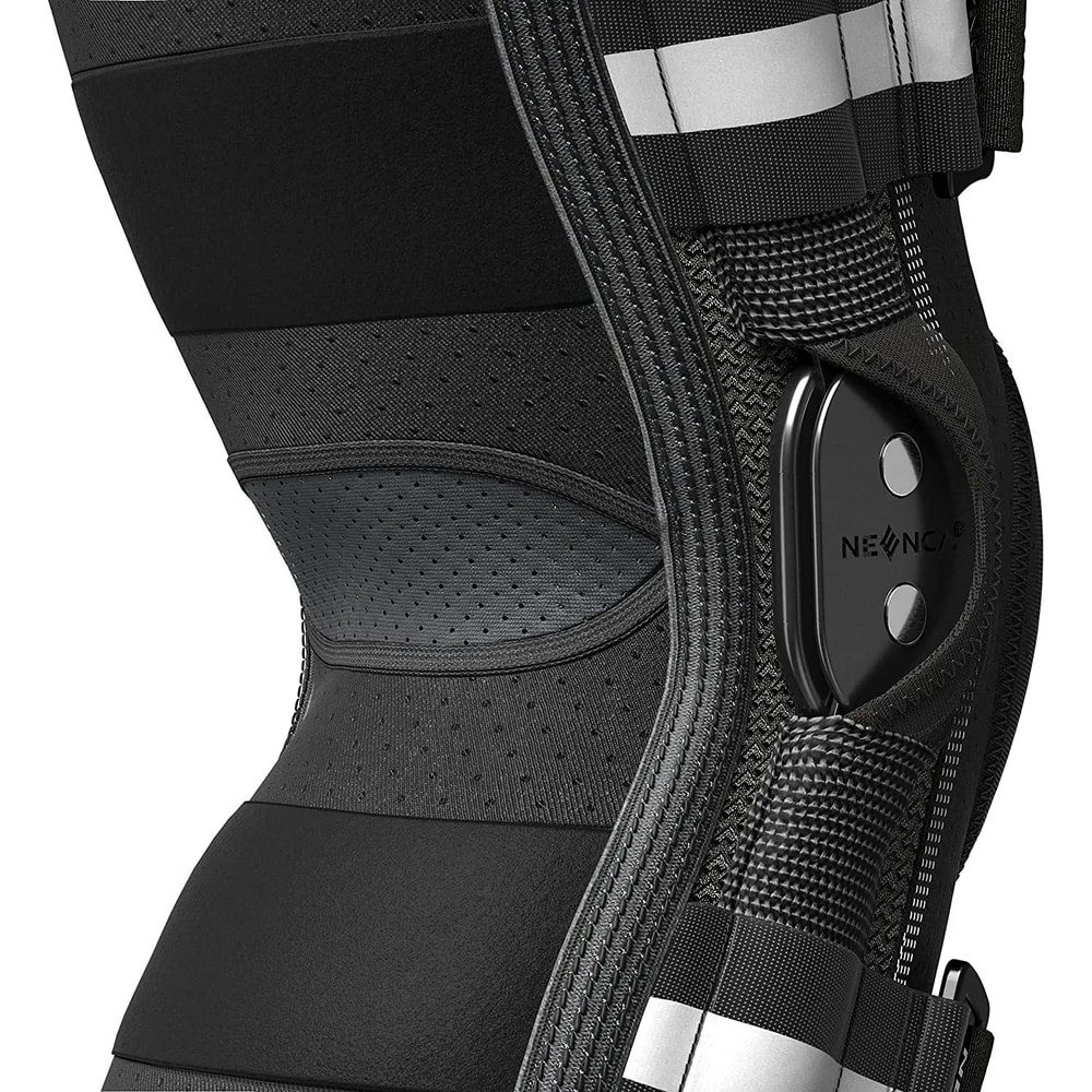 Hinged Knee Brace With Side Stabilizers Joint Pain Relief Arthritis Meniscus Tear ACL PCL 3