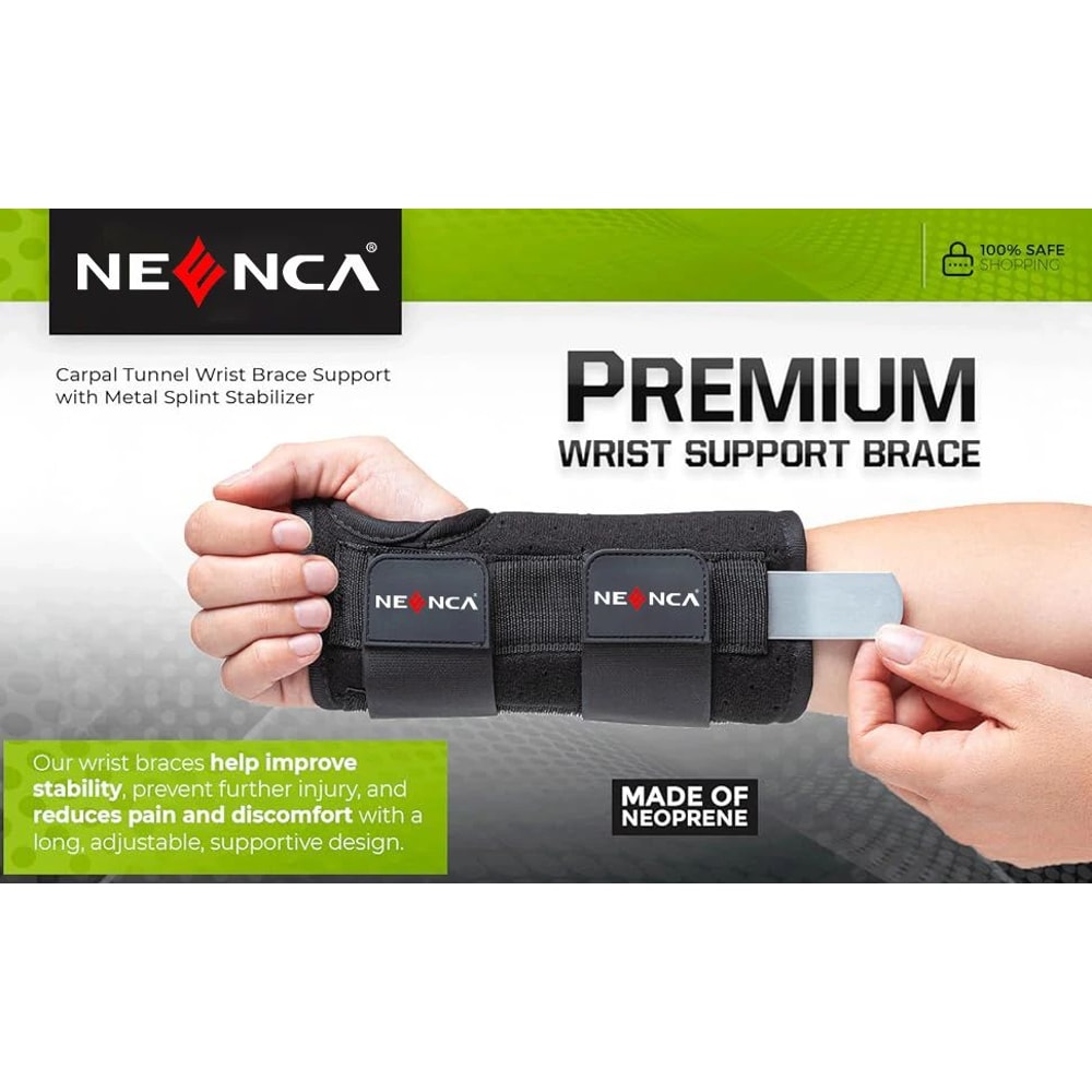 Wrist Brace With Metal Splint Support 6
