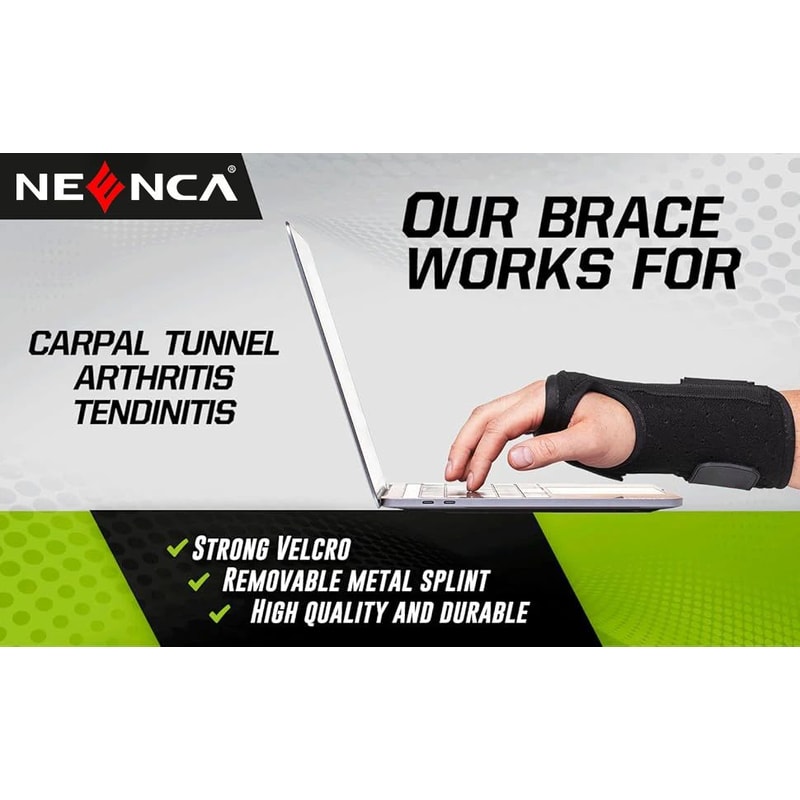 Wrist Brace With Metal Splint Support 7