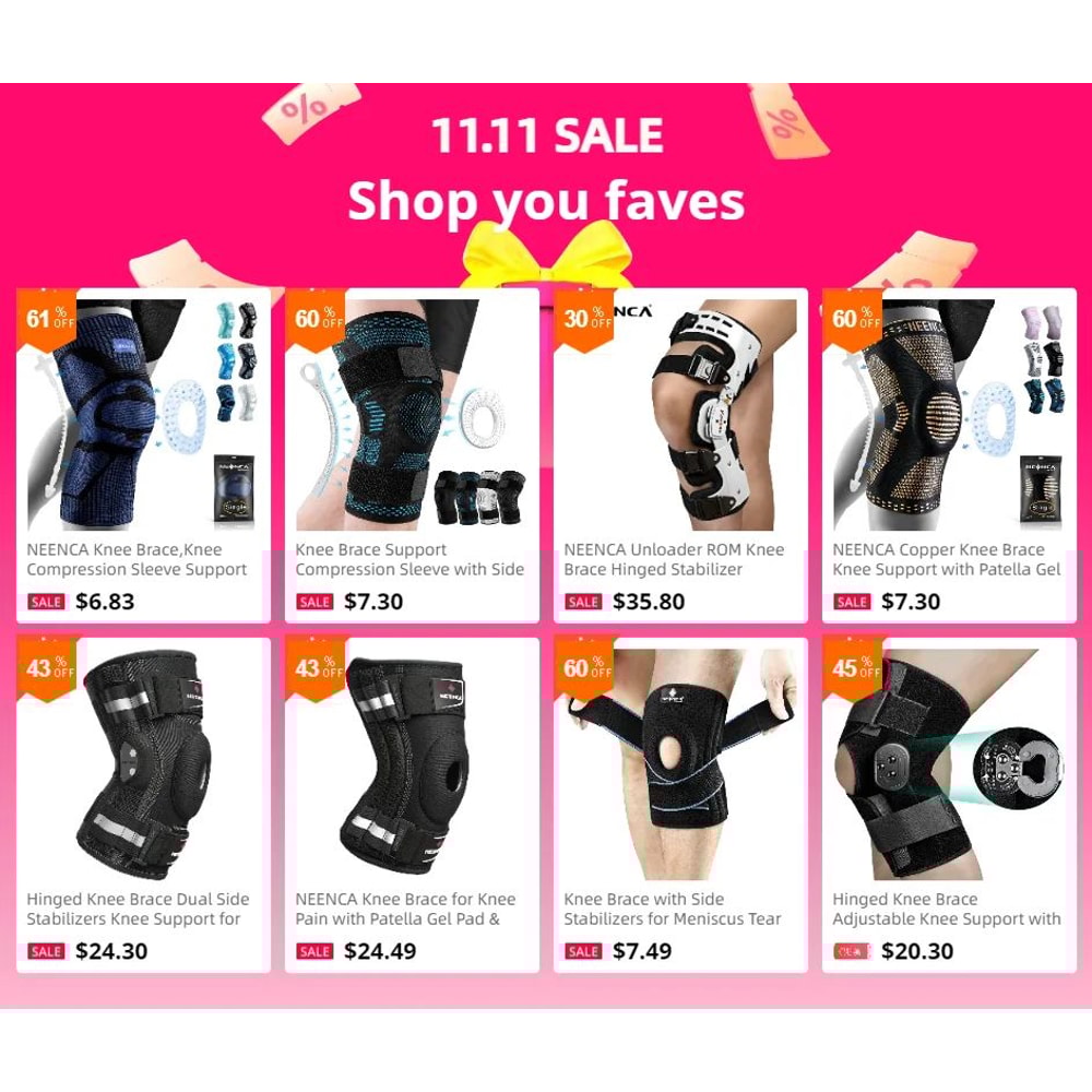 Patella Knee Compression Support Sleeve 5