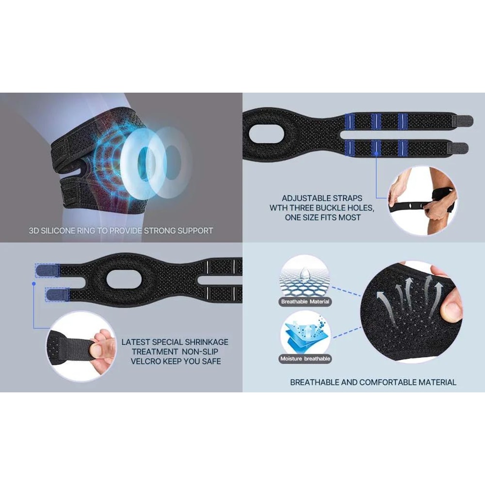 Patella Knee Compression Support Sleeve 7