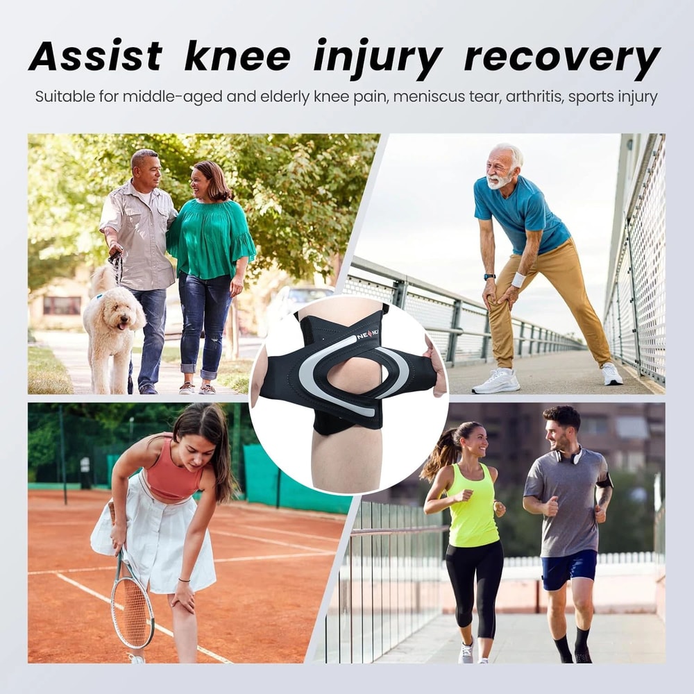 Knee Support Brace With Side Stabilizers 5