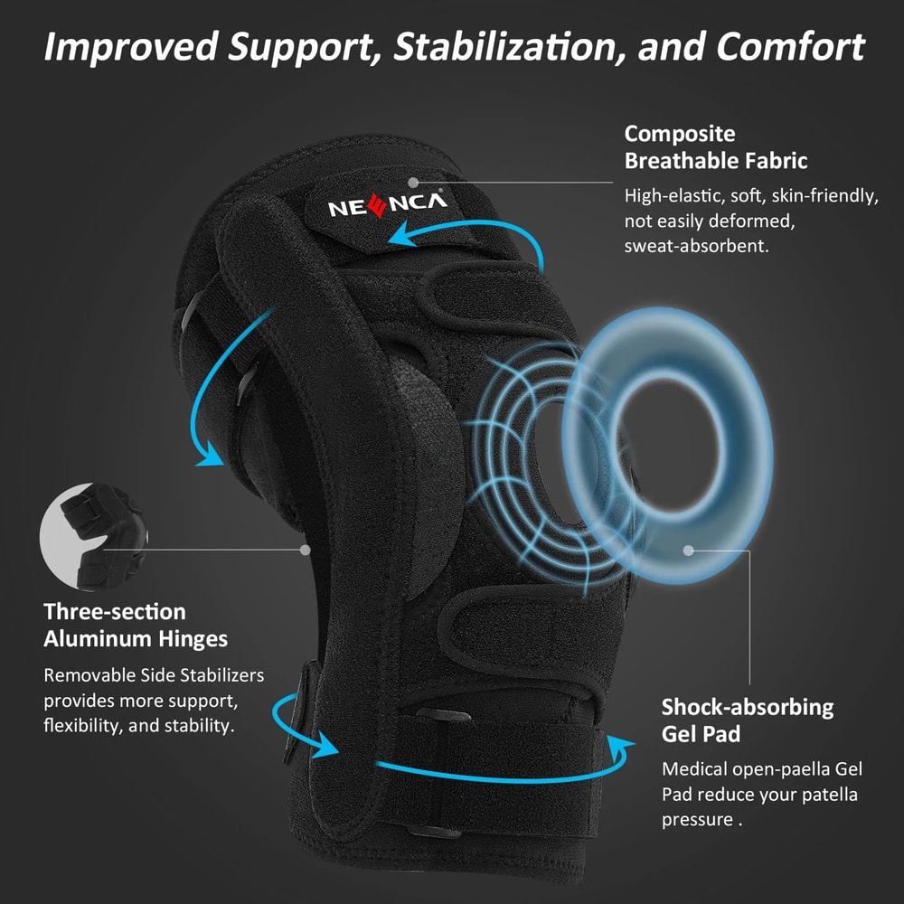 Three Section Hinged Knee Brace 2