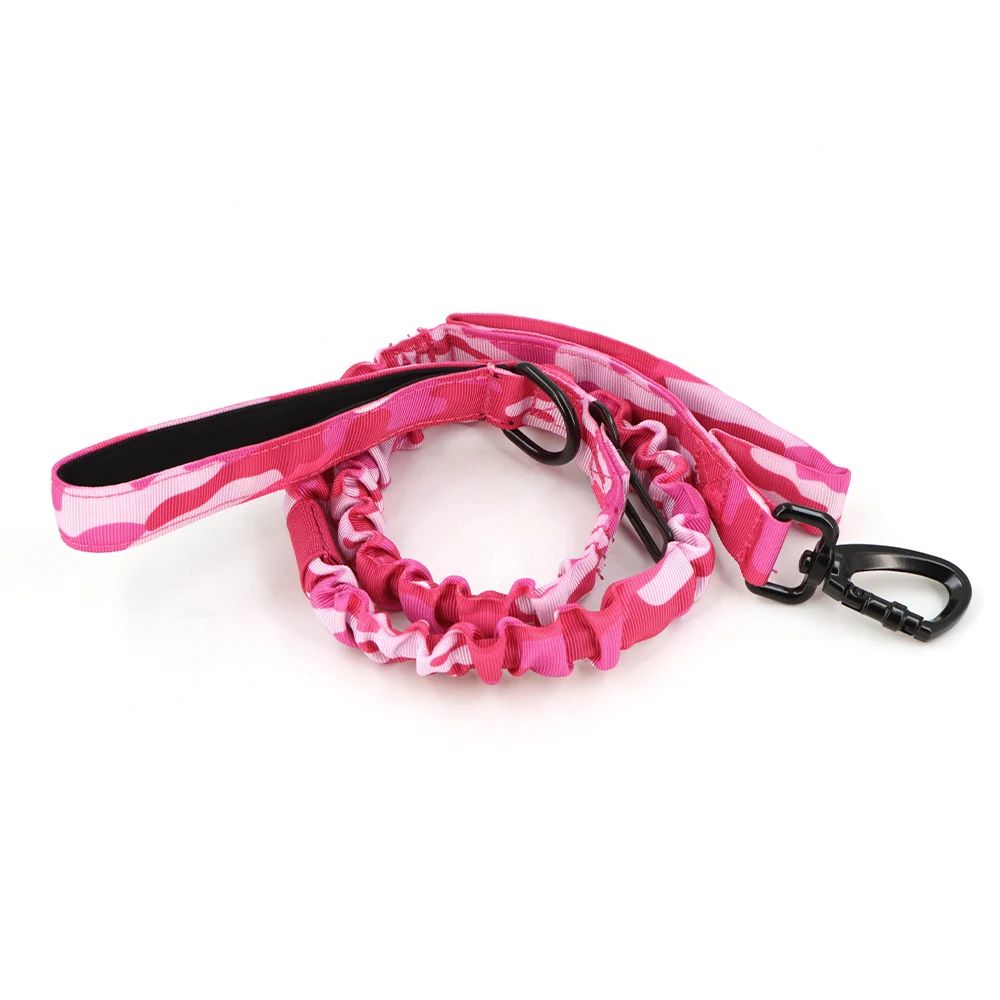 Pink Camouflage Tactical Dog Harness 13