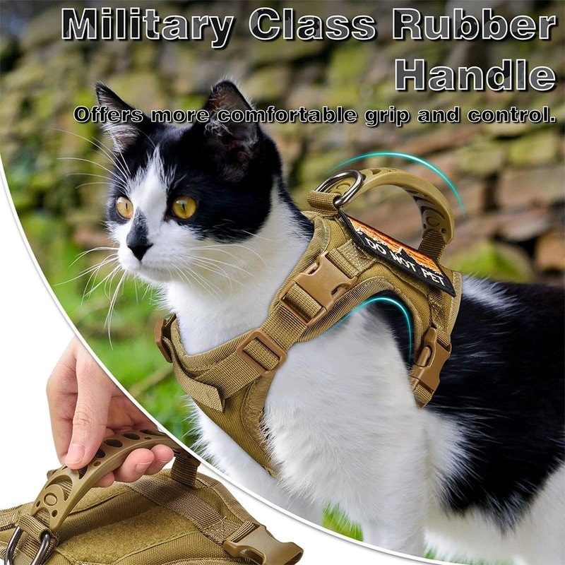 Tactical Cat And Small Dog Harness 3