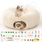 Plush Cat Tunnel Bed With Toys 0