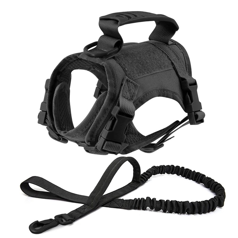 Tactical Cat Harness With Leash 12