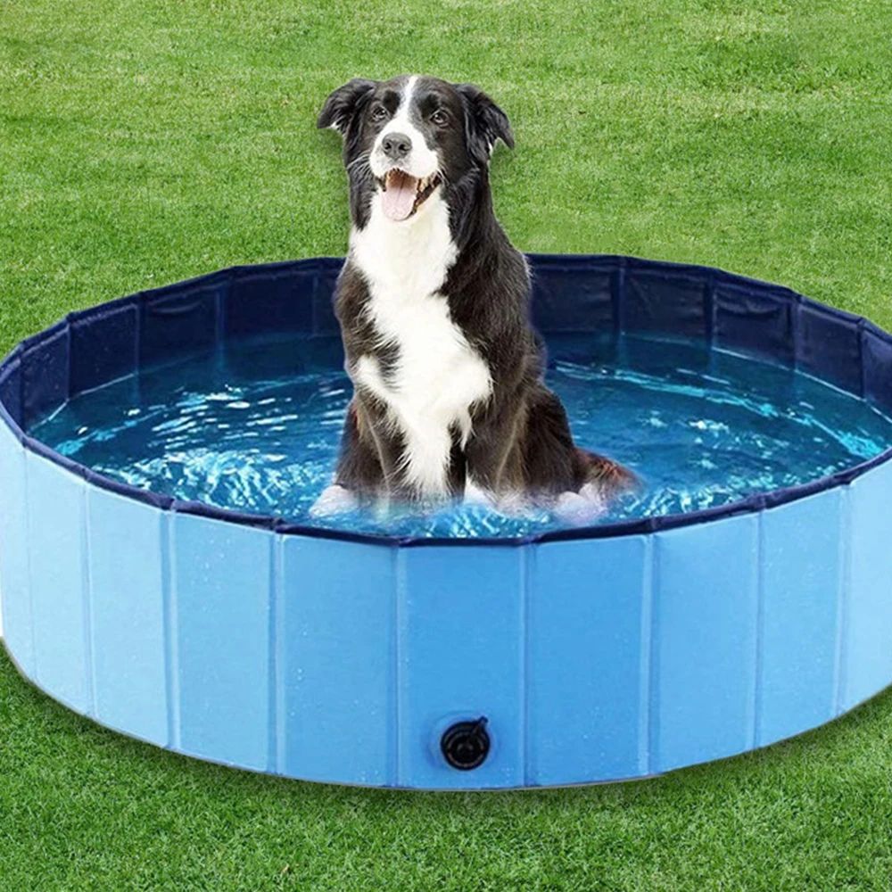 Portable Dog Swimming Pool Bath Tub 0